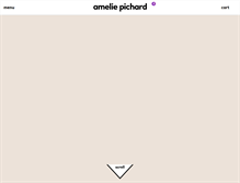 Tablet Screenshot of ameliepichard.com